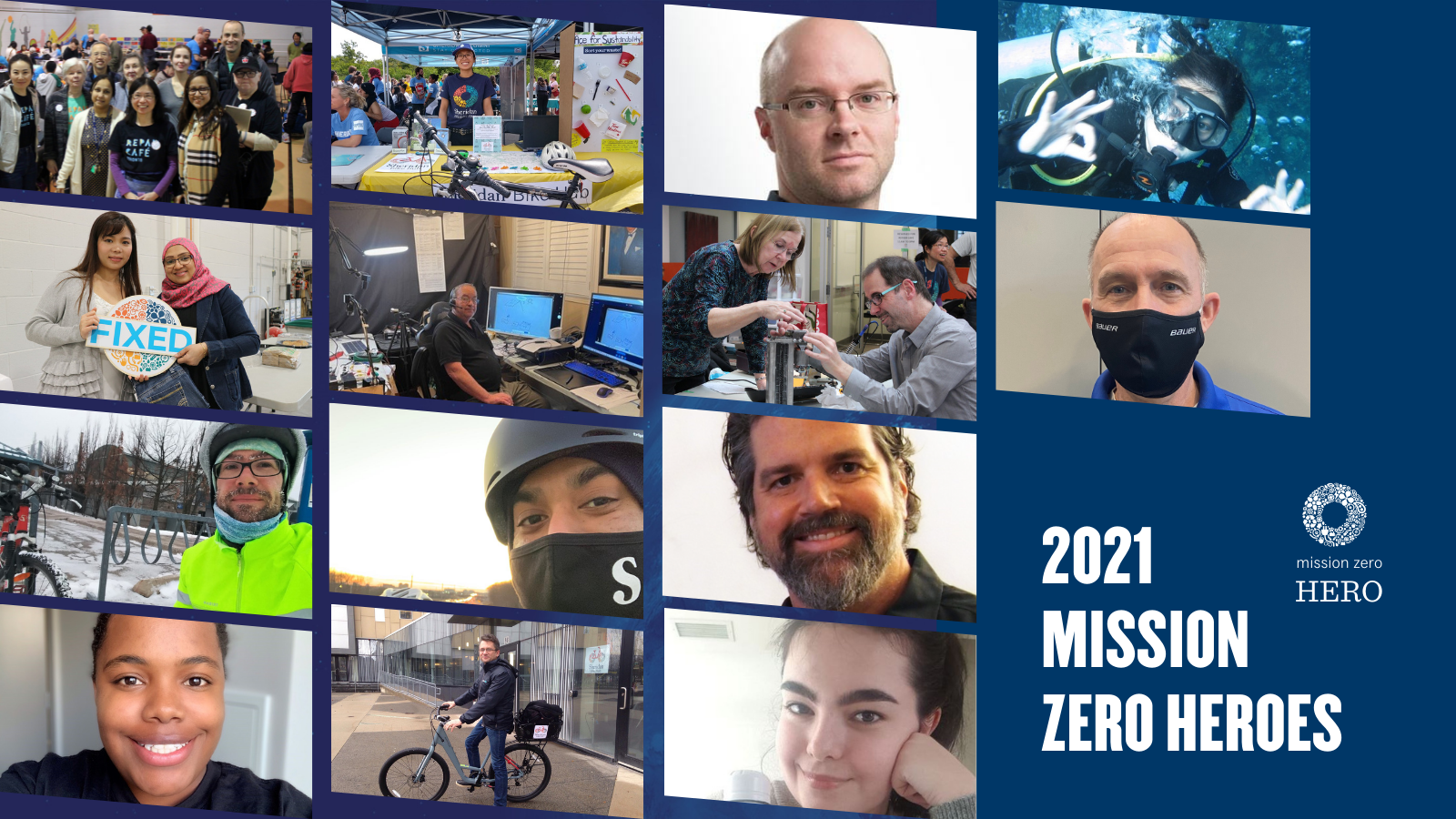 Mission Zero Heroes 2021 collage